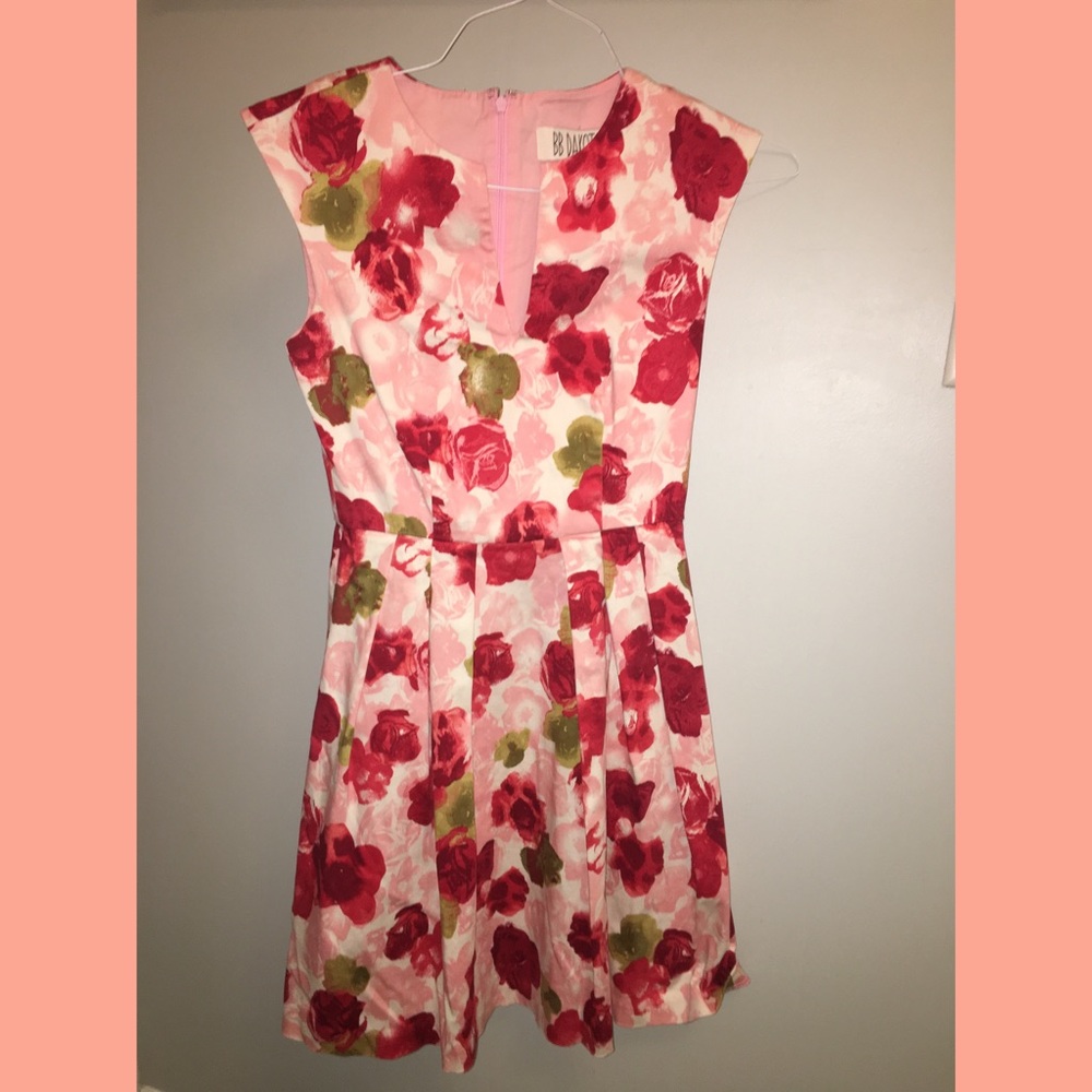 BB Dakota rose-print dress, size 0